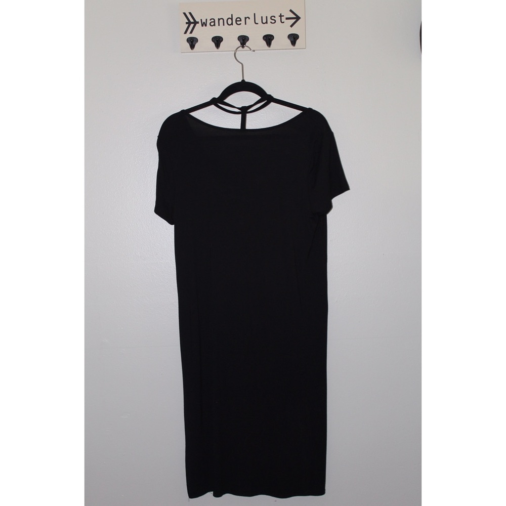Black "mullet shirt"